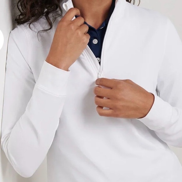 Peter Millar Women's
Perth Essential
Performance Quarter-Zip Pullover - Picture 3 of 5